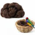 Natural Nesting Material,100% Natural Alpaca Fiber,Eco-Friendly Animal Bedding,Bird Nesting Material,for Hummingbirds,Parrots,Squirrels,Hamsters,Other Wild Birds & Animals,Gifts for Bird/Nature Lovers