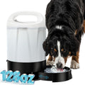 PETNF Dog Water Bottle Portable 1 Gallon (128oz), Automatic Gravity Dog Water Bowl Dispenser with Pull-Out Drinking Bowl, Large Capacity for Travel, Camping, Hiking, Beach & Road Trips, BPA-Free