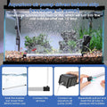 hygger Aquarium Bubble Strip, Nano Air Bubble Curtain Wall Aquarium, Quiet High Dissolved Oxygen Diffuser Fish Tank Bubb