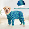 Yeapeeto Dog Onesie Surgery Recovery Suit for Large Medium Bodysuit Dogs Pajamas PJS Full Body for Shedding, Prevent Lic