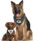 Pets First NFL DOG BANDANA - GREEN BAY PACKERS REVERSIBLE PET BANDANA. 2 Sided Sports Bandana with a PREMIUM Embroidery 