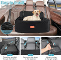 Dog Car Seat for Medium Large Dogs Under 55 lbs, Washable Pet Booster Seat