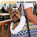 Dog Purse Carrier with Crossbody Strap & Fleece Lining