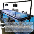 Retractable Fish Tank Hoods 30 * 12 or 24 * 12in Fish Tank Lid Anti-Jump Aquarium Lid for 29/20 Gallon fishs Tanks Preve