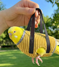 2Pcs Portable Bird Carrier Bag, Escape Resistant Parrot Carrier Bag Harness, Walking Outfit Anti-Scratch Protective Clot