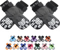 PUPTECK Anti-Slip Dog Socks with Double Sides Grips for Small Medium Large Dogs Hardwood Floors Prevents Licking, Dog Sh