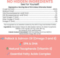 Wild Alaskan Salmon Fish Oil for Dogs - 32 oz. of Fish Oil Formula - Pump Cap Bottle - Contains Omega-3 and 6, Vitamin D, EPA, and DHA for Healthy Skin and Coat