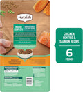 Nutrish Indoor Complete Chicken, Lentils & Salmon Recipe Dry Cat Food, 6 lb. Bag, Packaging May Vary (Rachael Ray)