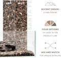 Ultum Nature Systems Controsand Santa Fe Aquarium Gravel (3L) - Small Pebbles for Fish Tank - Planted Aquarium Rocks - F