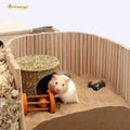 Niteangel Hamster Climbing Ladder Wooden Suspension Bridge for Guinea Pigs Rats Hedgehog Gerbils Mouse Sugar Glider and 