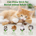GBSYU Silvervine Sticks Cat Kitten Chew Toys for Indoor Cats Teeth Cleaning