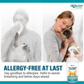 YourHealthyHome Cat Dander Remover Aloe Vera Free- Pet Dander Allergy Reducer Relief Dry Skin Spray for Cats and Humans| Cruelty-Free & Made in USA (1 Pack)