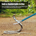 60" Snake Tongs, Professional Aluminum Alloy Standard Reptile Grabber Reacher