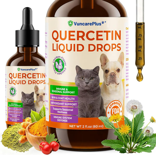 Quercetin Drops for Dogs & Cats, Allergy & Itch Relief, 2 fl oz