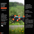 Non-stop dogwear Freemotion Harness 5.0 Dog Pulling Harness for Sports Like Running, Biking and Skiing with Dogs, Profes