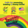 Yeowww! Catnip Rainbow Toy for Cats - Colorful Arch Shape - Durable Cotton Twill - Made in the USA - Stuffed with Organically Grown Catnip