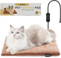 Cat Heating Pad, Heated Cat Bed, 5 Temps & Timer, MET Safety Listed