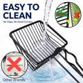 Fast Metal Cat Litter Scoop, No-Clog Round Wire Scooper, Non-Stick Coated