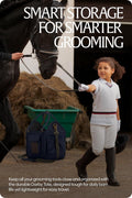Equinavia Darby Horse Grooming Bag, Collapsible Tote with Strap, One Size