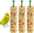 Parakeet Treats Sticks 3 PCS Bird Cereal Snacks Natural Chewing Toys