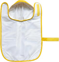 HUDSON HOUND Dachshund Raincoat - Waterproof & Windproof Dog Jacket for Long Weiner Dogs, Adjustable Fit, Harness Hole - Yellow, Small