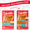 Delectables Squeeze Up Catnip Variety Pack, Creamy Squeezable Puree, Lickable Wet Cat Treats, Grain Free, No Added Fillers, No by-Products, No Added Preservatives, 0.5 Ounces Tube, 20 Tubes Total