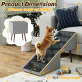 23.6'H Ottoman Dog Stairs for Large Dogs 2-in-1 Split Dog Steps for Couch