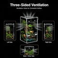 Jumping Spider Enclosure,Clear Acrylic,Pre-Assembled,3x3x5.9inch