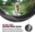 Tuff Pupper Dog Tie Out Cable, 50 ft Heavy Duty Lead for up to 250 lb Dogs
