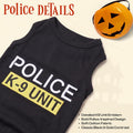 Parisian Pet Dog Halloween Costume - Police K-9 Halloween Shirt for Dogs