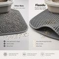 Cat Litter Mat, 30" x 22" Extra-Large, Double-Layer Honeycomb Litter Mat