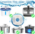 34 Pcs Cat Water Fountain Filters Replacement Compatible with VEKEN 95oz/2.8L Cat Water Fountain Filters Automatic Dog W