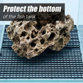 Skrfren 2PCS Fish Tank Divider Aquarium Plastic Grid Divider Tray Plastic Egg Crate Grid Isolation Board Partition Botto