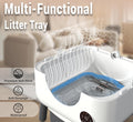 Automatic Self Cleaning Litter Box, MeowWhimsy Extra Large Automatic Cat Litter Box Self Cleaning Robot S7 for Cats, Sma