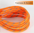 Reflective Cat Leash -50FT Cat Cable Out Escape Proof Walking Leads Yard Long Durable Safe Personalized Extender Leash Traning Play Outdoor for Puppies/Kittens/Rabbits/Small Animals