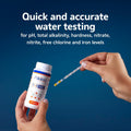 Aqueon 7-in-1 Aquarium Test Strips, Fast Results for pH, Total Alkalinity, Hardness, Nitrate, Nitrite, Free Chlorine and