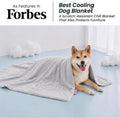 LE SURE Premium Cooling Blankets for Large Dogs - Washable Dog Cooling Throw Blanket with Q-MAX>0.4，Durable Self Cooling Pet Mat for Cat, Soft Cooling Summer Blanket for Hot Weather, Grey, 40x50