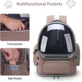 Cat Backpack Carrier for Cats and Small Dogs, Breathable Cat Bubble Backpack, Airline Approved Pet Travel Carrier for Hi