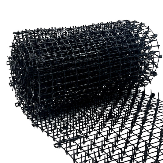 Hugeleaf 12 Feet scat mat for Cats, Training Plastic Cat Scat Mat with Spikes Keep Pets Off, Cat Spike Mat for Indoor and Outdoor