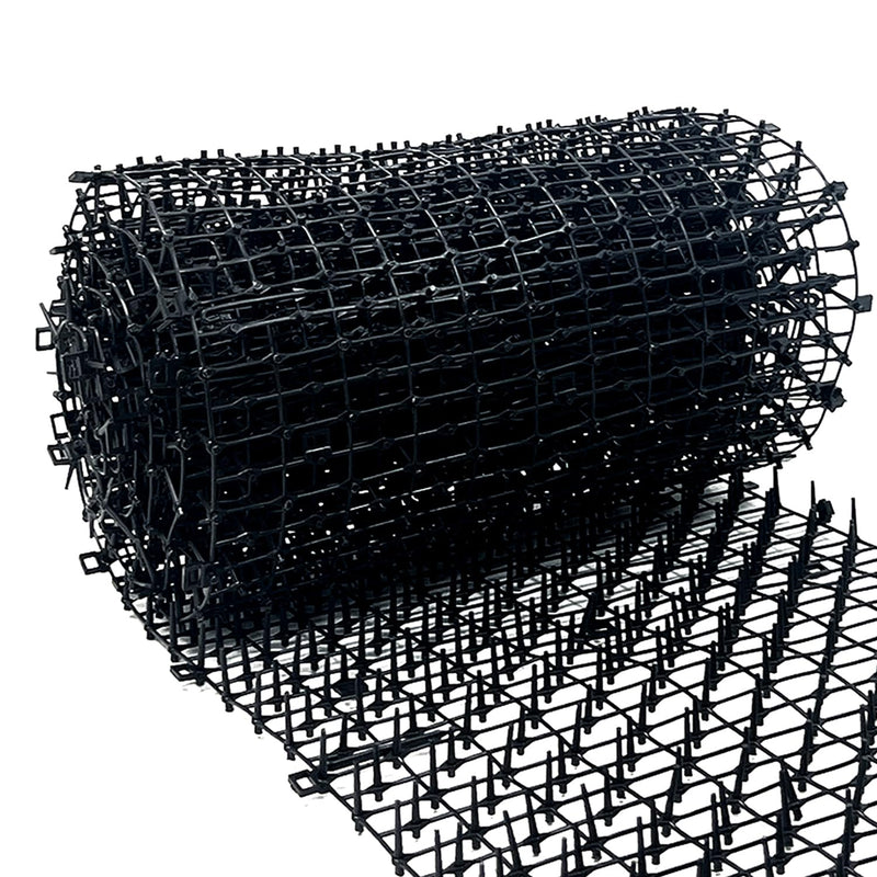 Hugeleaf 12 Feet scat mat for Cats, Training Plastic Cat Scat Mat with Spikes Keep Pets Off, Cat Spike Mat for Indoor and Outdoor