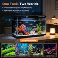 7.5 Gallon Smart Fish Tank with App-Controlled LED