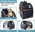 Jespet Pet Backpack Carrier for Small Dog, Soft Car Bed Ideal for Traveling