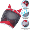 Horse Fly Mask with Ears, Breathable Fine Mesh