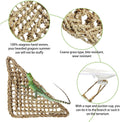PINVNBY Bearded Dragon Hammock, Bearded Dragon Tank Accessories, Jungle Climber Vines Flexible Reptile Terrarium Leaves 