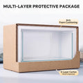 6.6 Gallon Rimless Low‑Profile Aquarium, Long Shallow Rimless Fish Tank