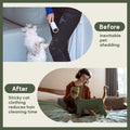 PUMYPOREITY Sticky Hair Cat Clothes, Prevent Hair Loss Cat Pajamas, Soft Cat Sweaters for Cats Only, Cat Hair Sticky Onesie, Cat Recovery Suit After Surgery, Green, L