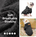 BEAUTYZOO Small Dog Hoodie,Warm Winter Dog Sweater with Pocket & Leash Hole