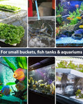 Pawfly Aquarium Air Stone Bar Bubbler 4 Inch, Fish Tank Bubbler Stone with Plastic Base Square Oxygen Diffuser for Nano 