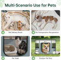 Siedihit 31" Dog Playpen,Cat Puppy Pen, Pet Portable Crate Indoor Outdoor