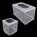 2 Pcs Fish Breeder Incubator Mesh Box, Breeding Box for Fish Tank with Suction Cup